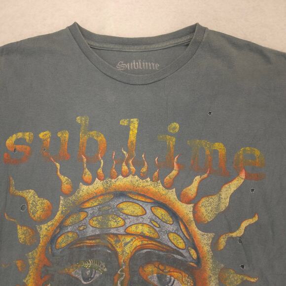 Sublime Band Short Sleeve Crew Neck Graphic Shirt Mens Size Extra Large XL Blue - Picture 1 of 10